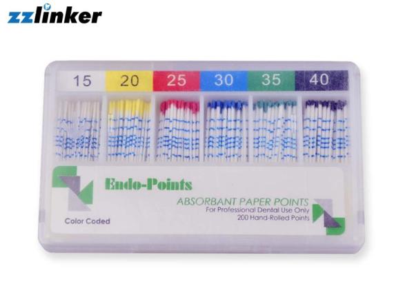 Buy cheap GP Protaper Paper Points For Dentistry Gutta Percha Dental Filling Millimeter Marked from wholesalers