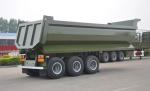 50t Truck Semi Trailers 12.00R20 Heavy Duty Trailer Truck