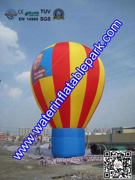Buy cheap Oxford Fabric Inflatable Advertising Balloon , Inflatable Ground Balloon For Exhibition from wholesalers
