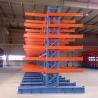Buy cheap Tailored Steel Barrel Cantilever Warehouse Racks Heavy Duty Color Powder Coated Finish from wholesalers