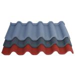 Groove /Golan Tile Frosts Green Color Stone Coated Tile 0.45 AZ70 Stone Coated