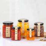 Transparent Glass Jam Jar Sealed Cans Lids With A Plastisol Liner Customized