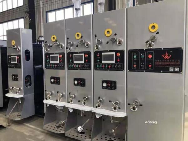 Buy cheap 1-5 Color Flexo Printing Slotting Die Cutting Machine 18kw ISO9001 Certificate from wholesalers