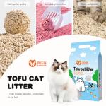 Flushable Toilet Tofu Cat Litter Quick Clumping Odor Control Kitty Litter