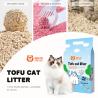 Buy cheap OEM ODM Tofu Cat Litter Green Tea Tofu Sand Litter Bulk Flushable Soy Kitty Litter from wholesalers