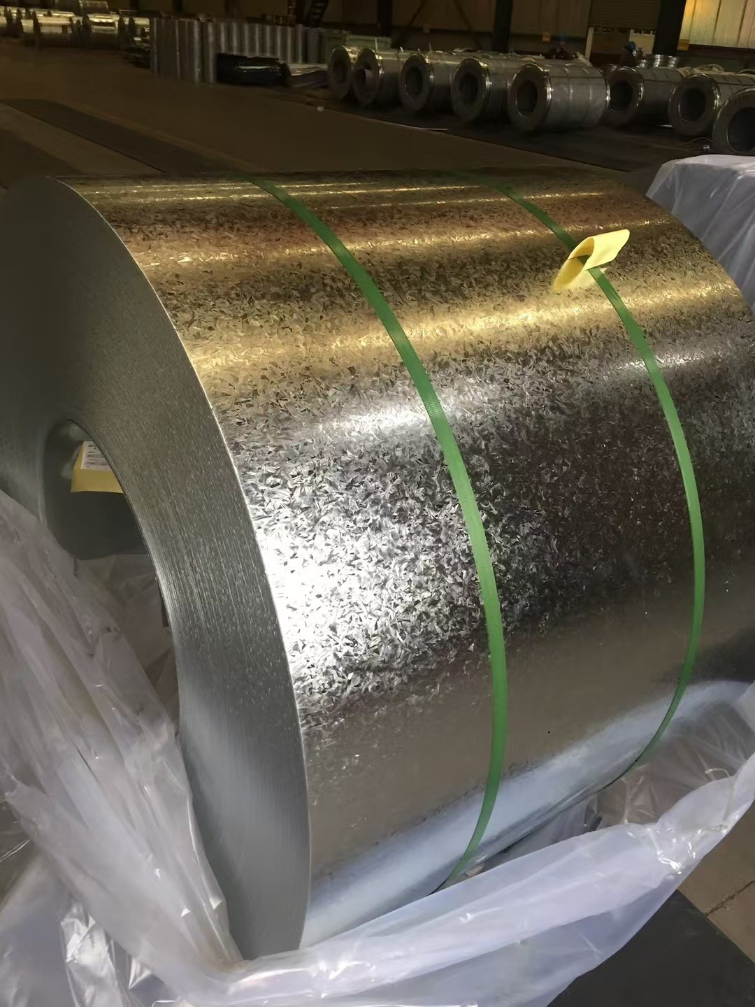 SGC570 Z275 Regular Spangle Galvanized Steel Strips For Building Frame And Trusses