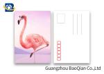 Promotion Cartoon 3d Lenticular Postcard / Flip Lenticular Image Printing