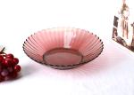 Fruit Food Solid colored Golden Rim 4 Oz Glass Bowl , Lead Free Glass Plate