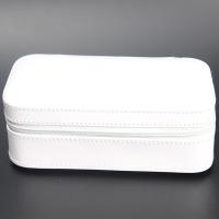 Buy cheap Durable Watch Case Holder Box , White PU Leather Velvet Women'S Watch Storage product