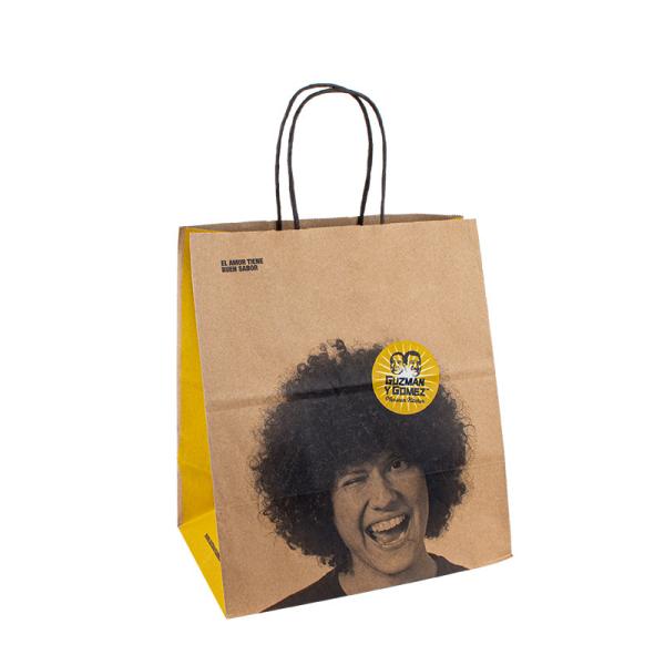Square Bottom Heavy Brown Kraft Fruits Vegetables Grocery Shopping Paper Bags