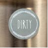 Buy cheap Personalised magnet Circle Dirty Dishwasher Clean Sign Target from wholesalers