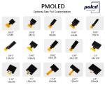 Polcd 0.96" Small 64x128 Micro OLED LCD Module For Electronic Health Wearing