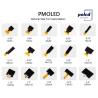 Buy cheap 0.5" 48x88 SPI IIC Active Matrix White Color Pmoled Display Polcd from wholesalers