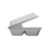Buy cheap 8 Inch 3 Compartment Plant Fiber Biodegradable Takeout Containers from wholesalers