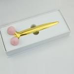 3D Crystals Jade Face Roller V Shape Facial Lift Massage Tool