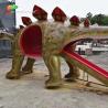 Buy cheap Customized 6M Dinosaur Playground Equipment Fiberglass Stegosaurus Slide from wholesalers