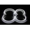 Buy cheap 12V - 24V LED Lights Angel Eyes Headlight Car Angel Eyes Semi Circle from wholesalers