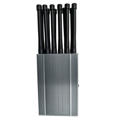 Mobile Phone Signal jammer 12.0W 5G Phone Jammer Temperature Lower than 40℃ Work 4.0 Hours,12000mAH Battery