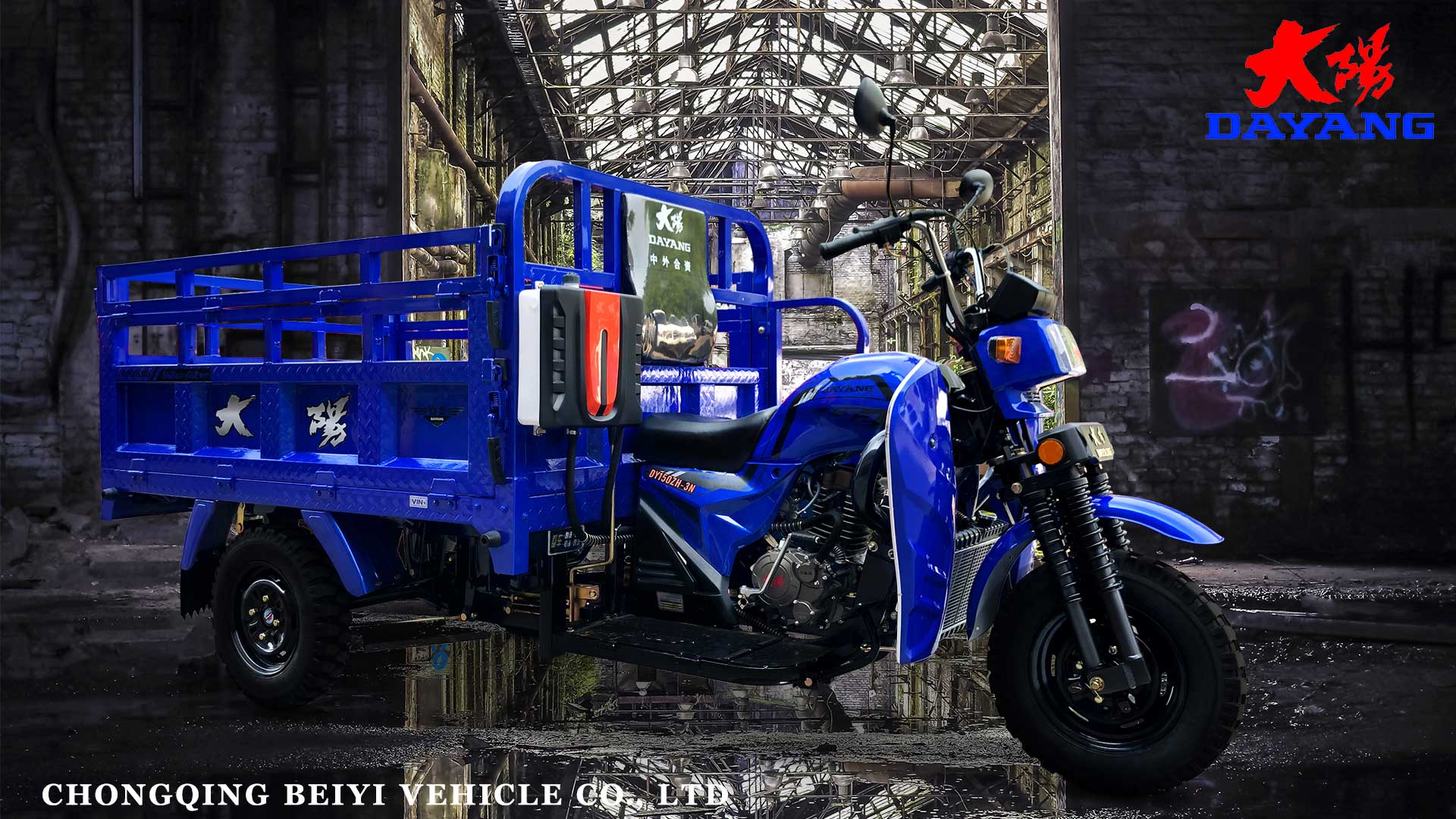 DAYANG Heavy Loading Tricycle 175CC/200CC/250CC Q2 Cargo Tricycles for Cargo Delivery