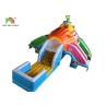 Buy cheap Outside Inflatable Water Slide With Water Pool For Children 14 Months Warranty from wholesalers