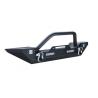Buy cheap Jeep Wrangler Rock Crawler Front Off Road Metal Bumpers 63*16in Carbon Black from wholesalers