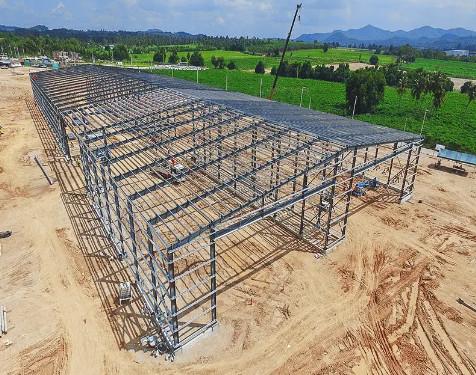 Buy cheap OEM Customized Prefab Steel Structure Industrial Anti Warthquake Prefabricated Modular Building from wholesalers