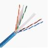Buy cheap 23AWG 0.58mm Cat6 Lan Cable Solid Copper 500Mzh PVC LSZH Jacket from wholesalers
