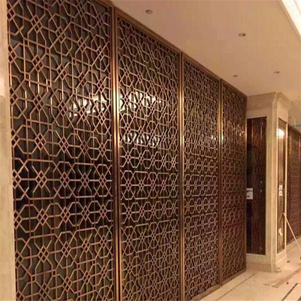 Buy cheap construction building stainless steel dubai room divider screen metal work project from wholesalers