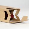 Buy cheap Cardboard Paper Kraft Mailer Boxes For Single Wine Bottle With Handle from wholesalers