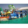 Buy cheap 4 Carriages 20 Players Mini Train Rides With Steel Track For Outdoor Park from wholesalers