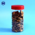 Clear Empty Round Wide Mouth Plastic Jars Dried Nuts Cashew Packing