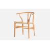 Buy cheap Nordic modern dining table and chair contracted household book chair arm-chair solid wood chair Y chair from wholesalers