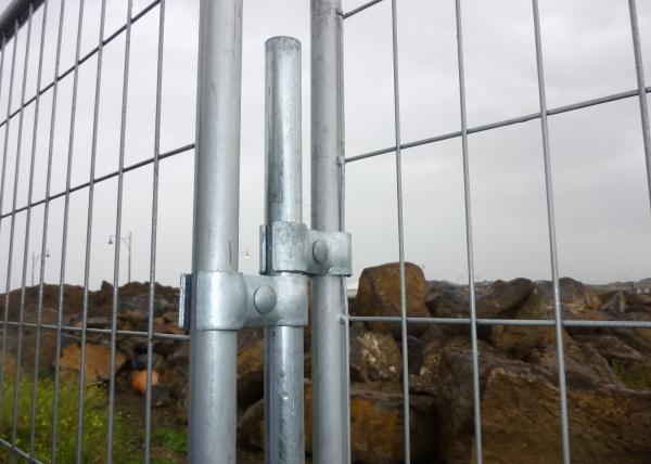 Buy cheap 3mm Anti Climb Galvanised Temporary Steel Fencing For Public Restrictions from wholesalers