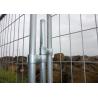 Buy cheap 3mm Anti Climb Galvanised Temporary Steel Fencing For Public Restrictions from wholesalers