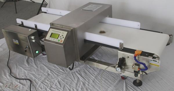 PVC / PU Belt Conveyor Metal Detectors Food Inspection Machines , Ferrous , Non