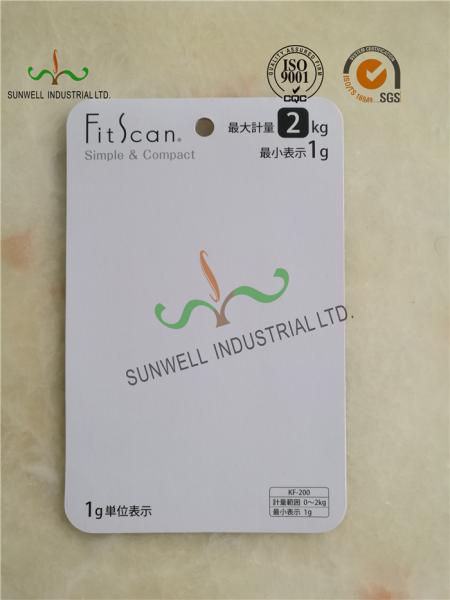 Buy cheap Electronic Scale Booklet 400GSM Thick Cardboard With Wearproof - UV Coating Finishing from wholesalers