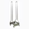 Buy cheap 2 Holders Stand Steel Sport Equipment Racks for Rugby Clothes And Shoulder Pad from wholesalers
