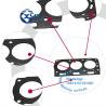 Buy cheap Perkins Engine Cylinder Head Gasket 3681E049 3681E045 4200134M91 4225270M1 4225388M1 from wholesalers