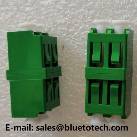Buy cheap Duplex Flangeless Fiber Optic Adapters Green FTTH Optical LC APC Adapter from wholesalers