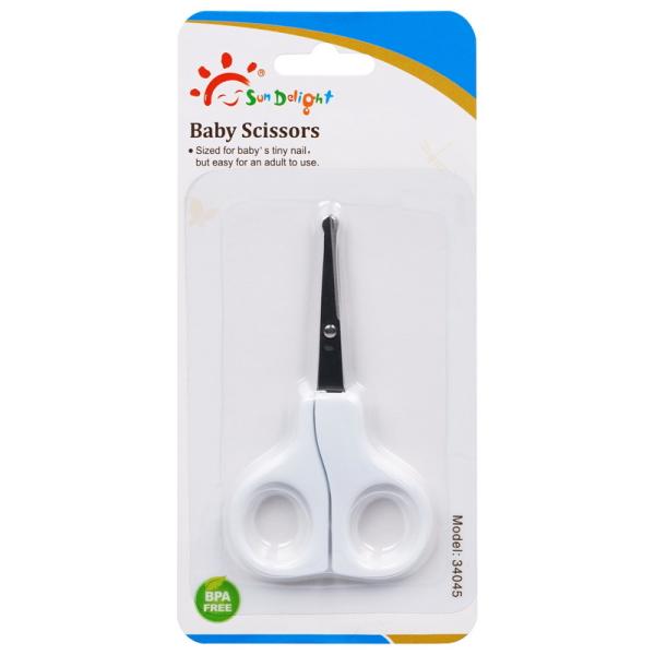 Quality Plastic Handle Baby Scissors Baby Nail Clipper Set for sale