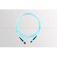 Buy cheap OM3 OM4 Fiber Push On Female to Male , MPO Fiber Optic Pigtail 12 to144 Core product