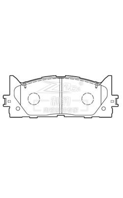 Buy cheap Toyota Camry 2.0L/2.4L Ceramic Toyota Camry Front Brakes Replacement D1293/D1222 04465-06080 from wholesalers