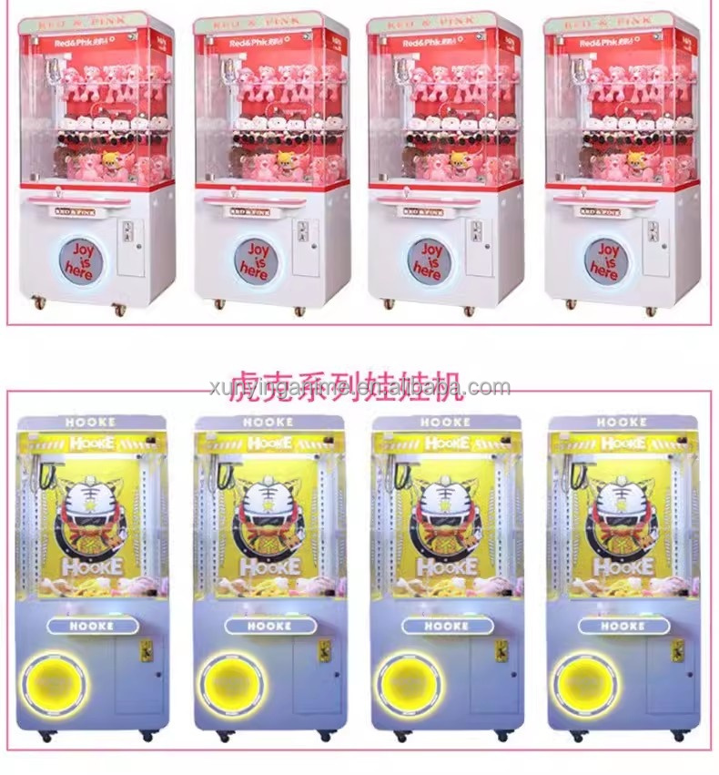 Fun Coin Operated Toy Arcade Crane Claw Machine US Plug Age 6 Years Fun Toy Fun Game