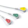 Buy cheap Hellige Compatible Direct-Connect ECG Cable and leadwires for 3Lead IEC Snap from wholesalers