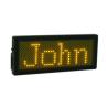 Buy cheap Rechargeable LED Name Badge Moving Display Yellow color B1236TY from wholesalers