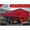 Buy cheap Mechanical Suspension 40T 3 Axles 0.9m Side Wall Semi Trailer from wholesalers