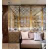 Buy cheap Decorative Laser Cut Metal Room Dividers Stainless Steel For Restaurant from wholesalers