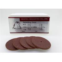 Buy cheap Brown Metal Cutting Wheel 32mm Dia 2.2mm Thick Dental Aluminium Oxide Cutting product
