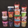 Buy cheap Reusable BPA Free Food Grade Bucket with Lid and Handle Dishwasher Safe Recyclable from wholesalers