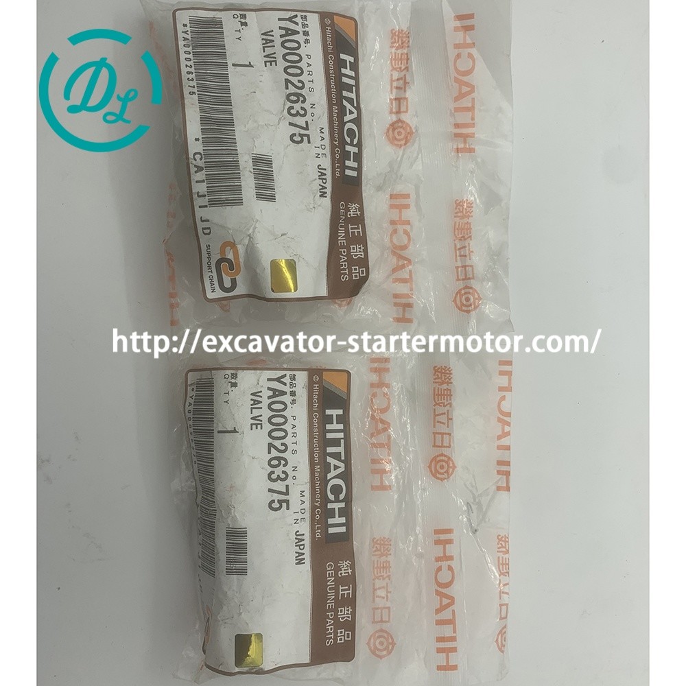 Valve YA00026375 4724585 YA00020592 Hitachi Excavator Spare Parts